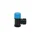 INFLATOR P2R SKY BLUE/BLACK- (ADJUSTABLE FLOW) VP/VS (SUPPLIED WITHOUT CARTRIDGE)