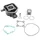 CYLINDRE SCOOT ADAPTABLE PEUGEOT 50 SPEEDFIGHT LIQUIDE  -P2R FONTE AVEC PISTON GRAPHITE-