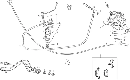 Système frein arrière