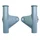 SUPPORT DE PHARE/PROJECTEUR CYCLO ADAPTABLE MBK/MOTOBECANE 88, 881 A PEINDRE BASE BLEU  -SELECTION P2R-