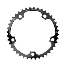 CHAINRING FOR ROAD BIKE- 5 Arms- 40T.Ø 130 -INNER- ALUMINIUM BLACK- 7075 TA ALIZE    (SHIMANO TYPE) 8/9/10 Speed