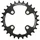 PLATEAU VTT 4BRA D.64 POUR SRAM XO+SHIMANO (SAUF XT/XTR) STRONGLIGHT DOUBLE 26DTS INTERIEUR NOIR NON FILETE 10V. - EPAISSEUR 3.5mm