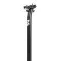 SEATPOST FOR MTB - SWITCH BACK ALUMINIUM BLACK Ø 27.2  Lg390mm Offset 20mm