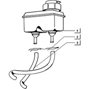 Reservoir huile freins