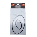 AUTOCOLLANT/STICKER MERYT LARGE NUMERO 0 BLANC (H18cm)