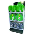 PRESENTOIR MINERVA SPECIAL STOCKAGE BIDONS 5/25/60 LITRES 3 NIVEAUX AVEC BAC DE RECUPERATION