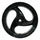 REAR WHEEL - DRUM BRAKE VERSION "PIAGGIO GENUINE PART" PIAGGIO 50 NRG 1998>2005 NOIR  -464367-