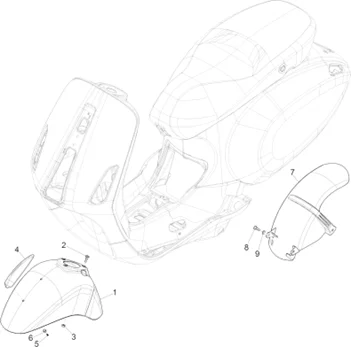 Logement roue - Garde boue