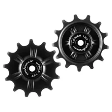 GALET DERAILLEUR TRIPEAK 13-13 DENTS ROULEMENT G5 CERAMIQUE POUR SHIMANO GRX/XT/RD-GRX812/817 / M91xx 11V. NOIR (BLISTER DE 2)