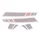 AUTOCOLLANT/STICKER/KIT DECORS AILE ARRIERE ORIGINE PIAGGIO 125-300 VESPA GTS 2016>  -2H001925000A1-