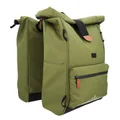 SACOCHE ARRIERE VELO DOUBLE HAPO.G ROLL-TOP 2x25L KAKI (61x33x16cm)