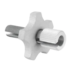 VIS CREUSE TENDEUR DE CABLE MOTO DIAM M8 AVEC MOLETE ALU POUR GAINE 6,10 mm (VENDU A L'UNITE)  -DOMINO ORIGINE-
