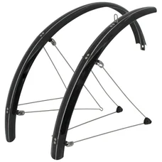 GARDE BOUE VTT TRINGLES 26'' STRONGLIGHT COUNTRY 54mm NOIR (PAIRE) AVEC FIXATION CLASSIC TRINGLES INOX