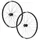 ROUES VTT DISQUE 29" FIR GALAXIUM E.BIKE DISQUE 6 TROUS NOIR CASSETTE SHIMANO MICROSPLINE 12V AXE TRAVERSANT 15/110 ET 12/148 HAUTEUR/PROFIL 21 mm (PAIRE) - TUBELESS READY VAE