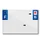 PLASTIC STRIP FOR PVC LICENSE PLATE WITH BUSINESS NAME (MOTORBIKE FORMAT 210X145)-DEPT 95/EUROPE (SOLD PER UNIT)