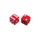 BOUCHON DE VALVE SCOOT/CYCLO REPLAY VS DE ROUGE  (PAIRE)