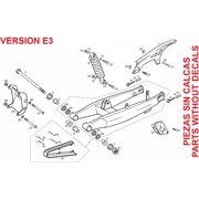 Fourche arriere - Amortisseur