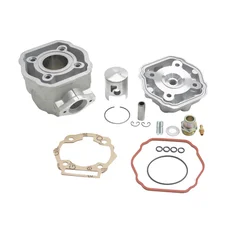 HAUT MOTEUR 50 A BOITE ADAPTABLE DERBI 50 SENDA 2006>, GPR 2006>/GILERA 50 SMT 2006>, RCR 2006> (MOTEUR PIAGGIO EURO 3)  -ALU NIKASIL AIRSAL-