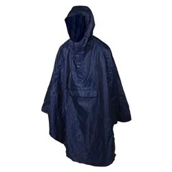 PONCHO / CAPE ANTI PLUIE ADULTE P2R L/XL BLEU MARINE WATERPROOF AVEC CAPUCHE - TAILLE 1.60 à 1.78m
