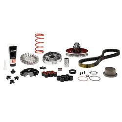 VARIATEUR SCOOT MALOSSI OVER RANGE ALUMINIUM POUR MBK 50 BOOSTER, NITRO/YAMAHA 50 BWS, AEROX/APRILIA 50 SR/MALAGUTI 50 F12 (TRANSMISSION COMPLETE OVER RANGE)