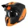 CASQUE TRIAL MT STREETFIGHTER SV S TWIN C4 NOIR MAT/ORANGE FLUO   S  SIMPLE ECRAN TRANSPARENT TRANSFORMABLE AVEC MENTONNIERE AMOVIBLE (LIVRE AVEC UN ECRAN SUPPLEMENTAIRE MIROIR) (ECE 22.06)