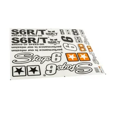 STICKER STAGE 6 Black (590 x 420 mm) (1 sheet)