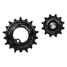 GALET DERAILLEUR TRIPEAK 12-18 DENTS ROULEMENT CERAMIC POUR DERAILLEUR 11V. NOIR COMPATIBLE SRAM AXS FORCE/RIVAL (JEU DE 2)