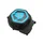 CARTER ALLUMAGE 50 A BOITE KRM PRO RIDE POUR MINARELLI 50 AM6/BETA 50 RR/RIEJU 50 MRT/SHERCO 50 SM-R, SE-R NOIR/TURQUOISE (PARTIE ALU REVERSIBLE)