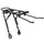 LUGGAGE RACK-REAR- ON STAYS- P2R -ON SEAT STAYS- ALUMINIUM-BLACK ADJUSTABLE FOR 20" to 29'' (39x14cm)