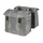 DOUBLE BAG FOR BICYCLE -REAR-  BASIL ELEGANCE 40lt GREY - VELCRO TAPES ON REAR CARRIER  (49x36x8 cm)