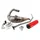 POT 50 A BOITE VOCA CROSS ROOKIE POUR DERBI 50 SENDA, SENDA DRD/APRILIA 50 RX, SX (PASSAGE HAUT - SILENCIEUX ALU ROUGE)