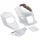 FAIRINGS/BODY PARTS FOR SCOOT  MBK 50 BOOSTER 1999>2003/YAMAHA 50 BWS 1999>2003 WHITE GLOSS  (4 PARTS KIT)