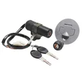 CONTACTEUR A CLE 50 A BOITE ADAPTABLE APRILIA 50 RS 1995>1998 (AVEC SERRURE DE SELLE + BOUCHON ESSENCE)  -P2R-