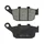 BRAKE PADS -POLINI FOR HONDA 250 FORESIGHT, 125-150 PANTHEON / PEUGEOT 250 SV  (L 86mm - H 40mm - thk10.5mm)  (174.0073)  (ORIGINAL)