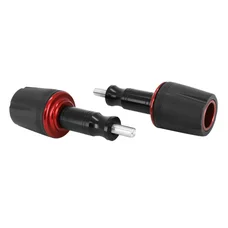 CRASHPADS/TOP BLOCK FOR HONDA 750 X-ADV - ALU CNC ANODIZED RED (PAIR)  -AVOC-