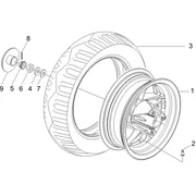Roue arrière