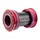CUVETTE INTEGRE BOITIER FILETE ROUTE TRIPEAK 3en1 CERAMIQUE BOITE DE 86mm DIAM DE 47mm POUR AXE 24mm, 28.99mm, 30mm (COMPATIBLE SRAM DUB, ROTOR 3D, SHIMANO, COLNAGO, TREK, SEKA) -CUVETTE ROUGE