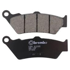 PLAQUETTE DE FREIN BREMBO POUR BMW 125 C1 2000>2003 AV/MALAGUTI 125 MADISON 3 2008>2009 AV (SCOOTER CARBONE CERAMIQUE) -07083CC
