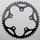 PLATEAU ROUTE 5BRA D.110 STRONGLIGHT DURAL 48DTS EXTERIEUR NOIR TYPE SHIMANO 8/9V.