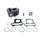 CYLINDER FOR SCOOT PEUGEOT 50 LUDIX ONE-TREND-SNAKE-CLASSIC, VIVACITY 2 Stroke 2008>, KISBEE 2 Stroke 2013>, CITYSTAR  -P2R CAST IRON + GRAPHITE PISTON-