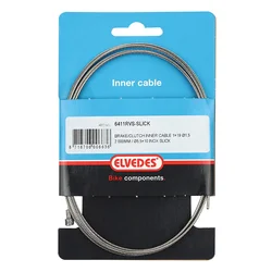 CABLE DE FREIN ROUTE ACIER LISSE ELVEDES POUR SHIMANO/SRAM 1,5mm 2,00M (VENDU A L UNITE SUR CARTE)