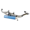 POT SCOOT YASUNI Z VERNI POUR MBK 50 NITRO, OVETTO/YAMAHA 50 AEROX, NEOS/MALAGUTI 50 F12/APRILIA 50 SR  (SILENCIEUX BLEU AZUR)  -TUB901A-