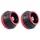 ECROU PROTECTION ANTICHUTE FIXATION MOYEU POUR TROTTINETTE METAL ROUGE  -SELECTION P2R-