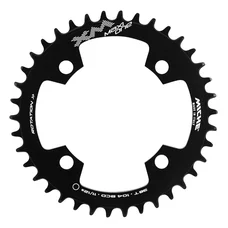 PLATEAU VAE/E-BIKE 4BRA D.104 POUR BROSE MICHE 38DTS MONO NOIR ALU 7075 COMPATIBLE YAMAHA