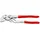 PINCE/CLE A MOLETTE MULTI PRO KNIPEX ROBUSTE 180mm CHROME GAINE PVC ROUGE (OUTIL POLYVALENT) (86 03 150)  -MADE IN GERMANY-