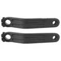 MANIVELLE DROITE + GAUCHE VTT FAT BIKE LEADER FOX BRAGA MOTEUR M500 170mm ALU NOIR (PAIRE)