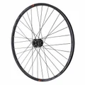 ROUE VTT 27.5" KLIXX DISC TUBELESS READY AVANT NOIR MOYEU SHIMANO M475 6 TROUS BLOCAGE RAYONS RENFORCES EN 2.2mm POUR VAE - JANTE 23C 32 RAYONS ALL MOUNTAIN