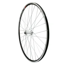 WHEEL FOR ROAD BIKE- 700 ELAN FRONT CFX BLACK - ALUMINIUM HUB. 32 SPOKES.