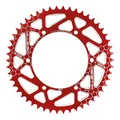 COURONNE 50 A BOITE VOCA BESTIA ADAPTABLE DERBI 50 GPR NUDE 2004>, GPR RACING 2004>, SENDA DRD 2007> / APRILIA 50 RS4 2011>2020 / GILERA 50 SMT 2013> 420  50 DTS ALU CNC ROUGE  (DIAM 108/123/6.5)