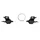 MANETTE ROUTE P2R POUR CINTRE PLAT  8V. PUSH-PULL COMPATIBLE SHIMANO TRIPLE (PAIRE)